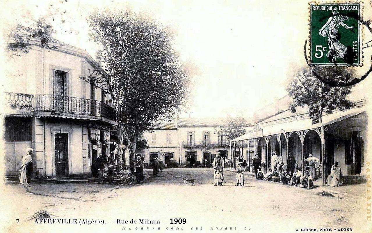 Affreville - Rue de Miliana - 1909.jpg